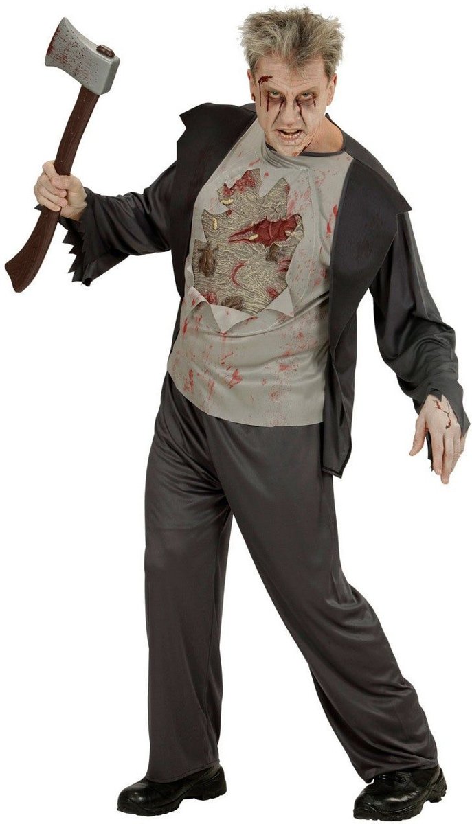 Zombie Kostuum | Zombie Mark | Man | XL | Carnaval kostuum | Verkleedkleding